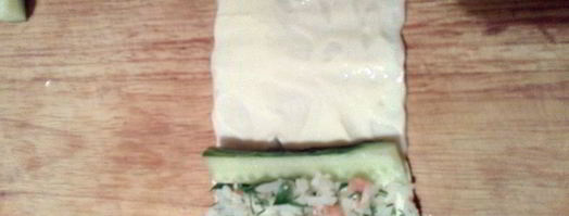 крабовые рулетики с рисом. Шаг 7