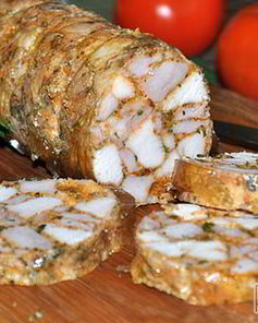 Куриный рулет Мраморный