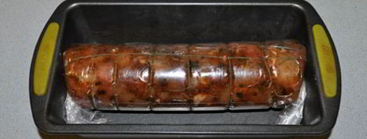 куриный рулет мраморный. Шаг 6