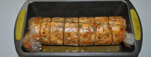 куриный рулет мраморный. Шаг 7