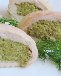 Куриный рулет с брокколи
