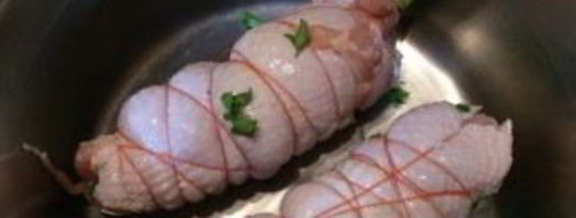 куриный рулет с фисташками. Шаг 3