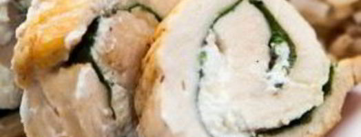 куриный рулет с сыром и рукколой. Шаг 5