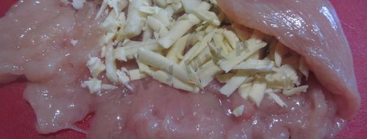 куриный рулет с сыром и яблоком. Шаг 5