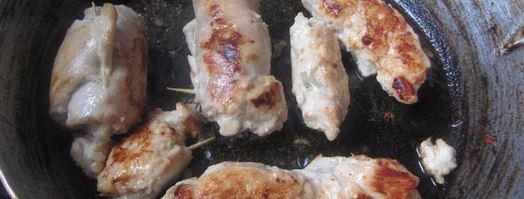 куриный рулет с сыром и яблоком. Шаг 7