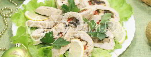 куриный рулет. Шаг 10