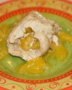 Куриные рулетики с апельсиновой начинкой