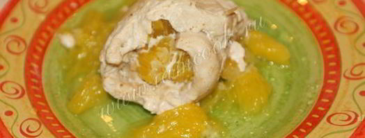 куриные рулетики с апельсиновой начинкой. Шаг 8