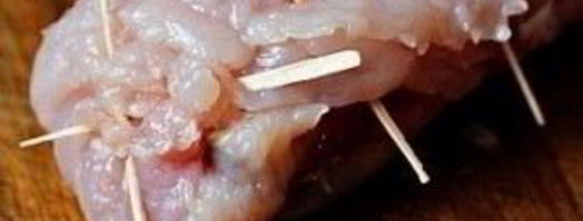 куриные рулетики с ветчиной и сыром. Шаг 5