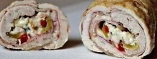 куриные рулетики с ветчиной и сыром. Шаг 7