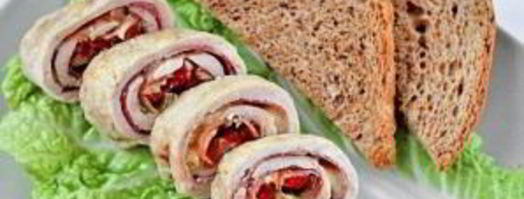 куриные рулетики с ветчиной и сыром. Шаг 8