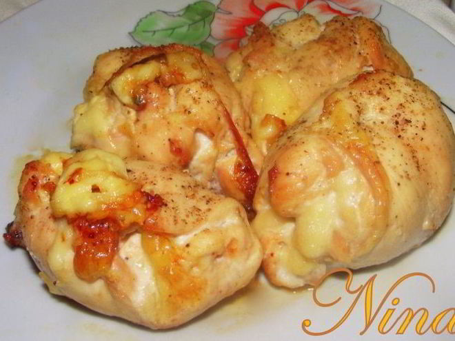 Рецепт куриных рулетиков