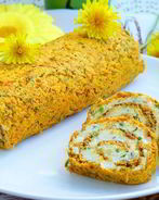 Морковный рулет