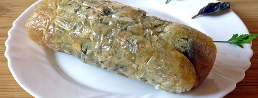 мраморный рулет из курицы. Шаг 13