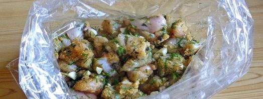 мраморный рулет из курицы. Шаг 5