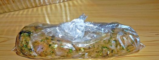 мраморный рулет из курицы. Шаг 6