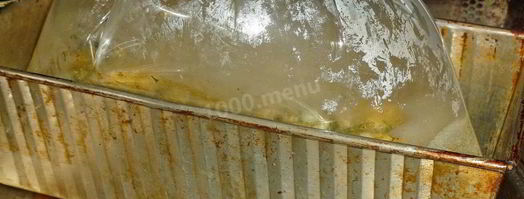 мраморный рулет из курицы. Шаг 9