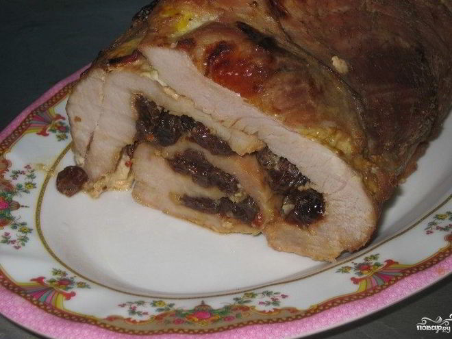 Рецепт мясного рулета из свинины
