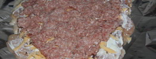 мясной рулет мозайка. Шаг 4