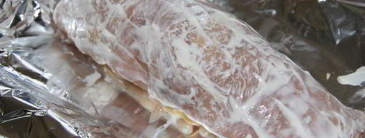 мясной рулет мозайка. Шаг 6