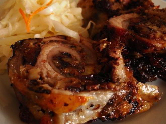 Рецепт мясного рулета с черносливом
