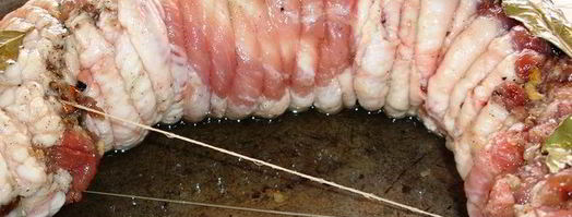 мясной рулет с черносливом. Шаг 5