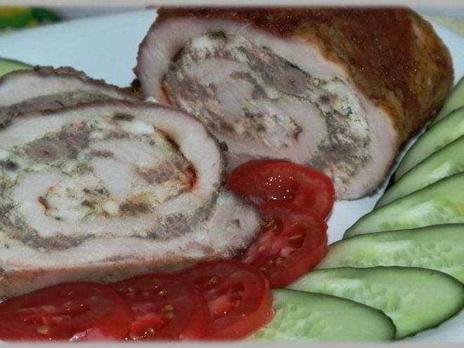 Рецепт мясного рулета выходного дня
