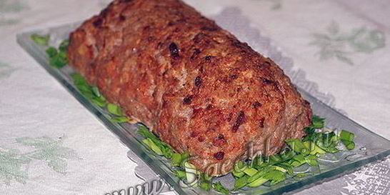 Мясной рулет