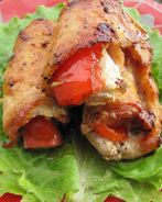 Мясные рулетики с начинкой