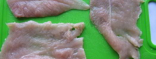 мясные рулетики с начинкой. Шаг 2