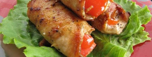 мясные рулетики с начинкой. Шаг 11