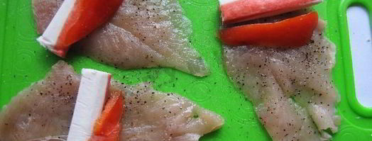 мясные рулетики с начинкой. Шаг 5