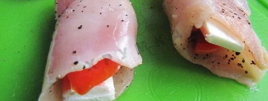 мясные рулетики с начинкой. Шаг 7