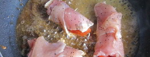 мясные рулетики с начинкой. Шаг 8