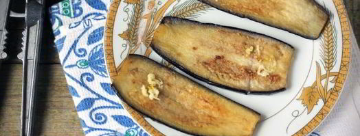 острые рулетики из баклажанов. Шаг 3