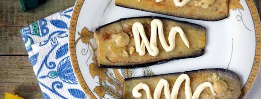 острые рулетики из баклажанов. Шаг 4