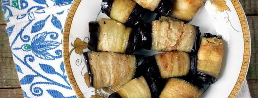 острые рулетики из баклажанов. Шаг 5