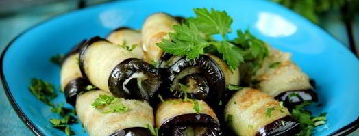 острые рулетики из баклажанов. Шаг 6