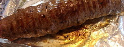 пикантный рулет из вырезки. Шаг 7