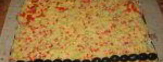 праздничный сырный рулет. Шаг 4