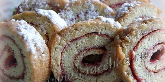 Рулет бисквитный