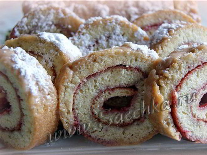 Рецепт рулета бисквитного