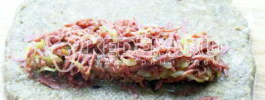 рулет из фарша. Шаг 6