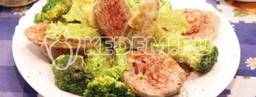 рулет из фарша. Шаг 9