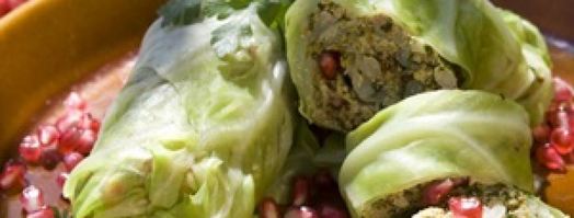 рулет из капусты с грецкими орехами. Шаг 3