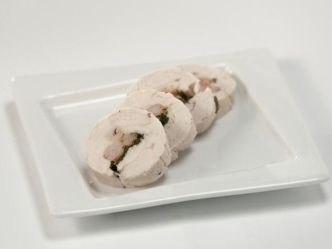 Рецепт рулета из курицы с креветками