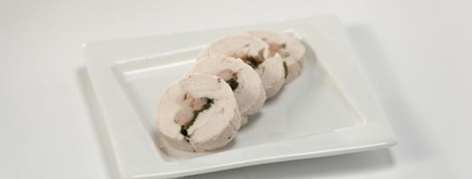 рулет из курицы с креветками. Шаг 4