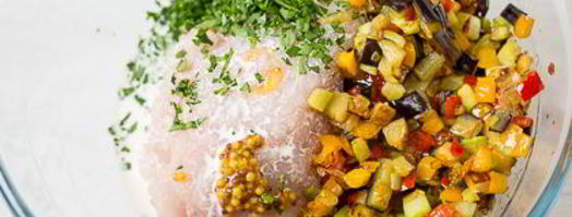 рулет из курицы с рататуем. Шаг 8