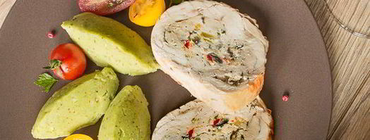 рулет из курицы с рататуем. Шаг 17