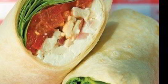 Рулет из лаваша по-гречески